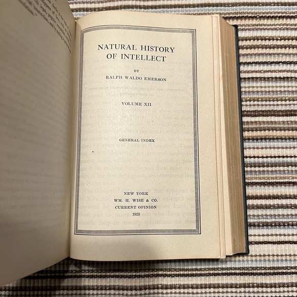 Antique Book ~ Emerson’s Complete Writings Vol. 11 & 12 - Picture 9 of 10